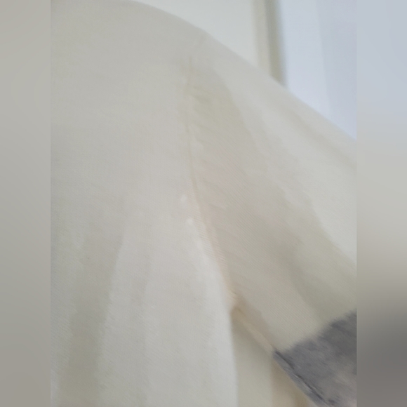 27 Miles Malibu Maja Skull 100% Cashmere Sweater Womens Small Ivory Mock Neck - Picture 14 of 16